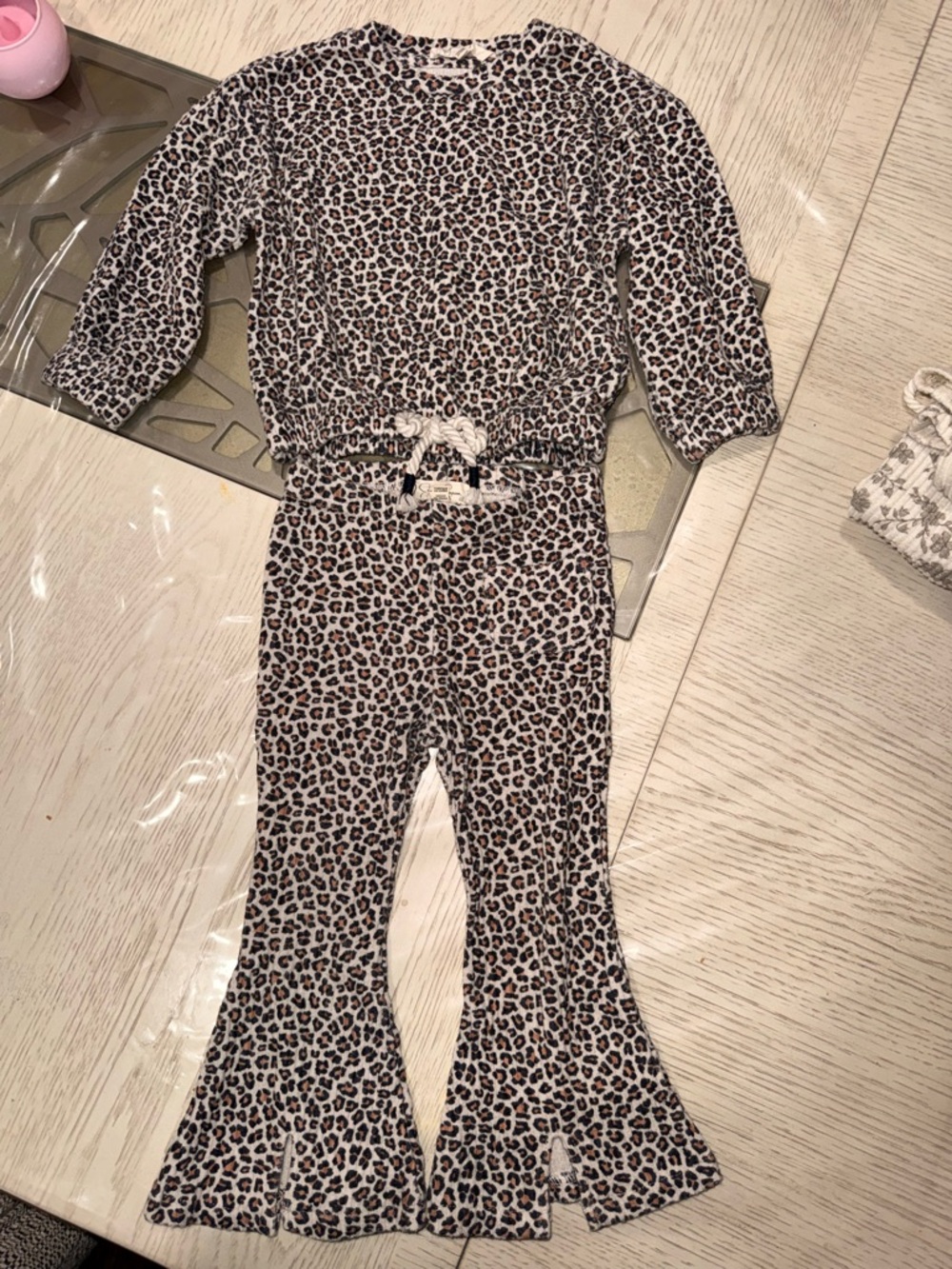 Toddler Girl Jessica Simpson Leopard Set 18M